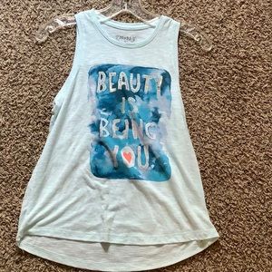 Mudd brand , Girls youth size 16 blue tank